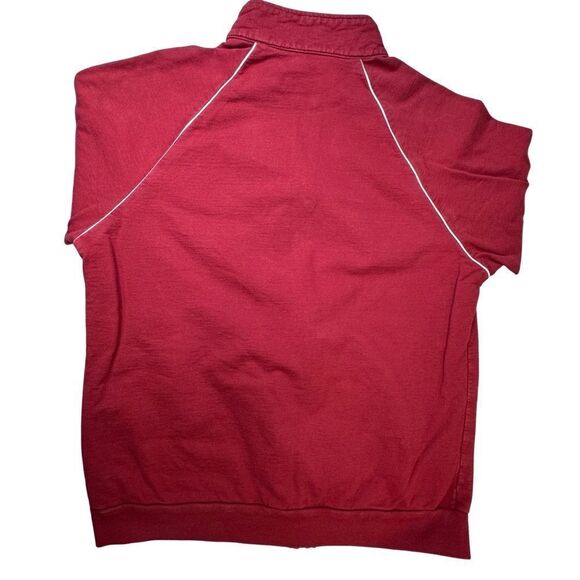 LAKE MONSTER BREWING Ca Fleece Red Zip Front Sweatshirt Size Medium - Picture 10 of 13